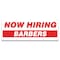 Signmission Now Hiring Barbers Banner Apply Inside Accepting Application Single Sided B-120-30200 - alternate 1